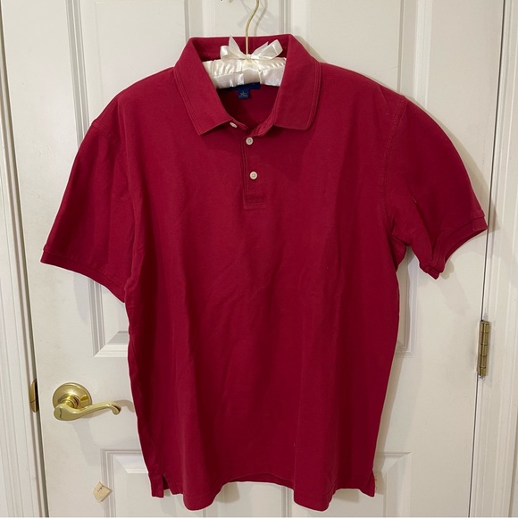 Club Room Deep Raspberry Red Polo Shirt - Picture 6 of 8